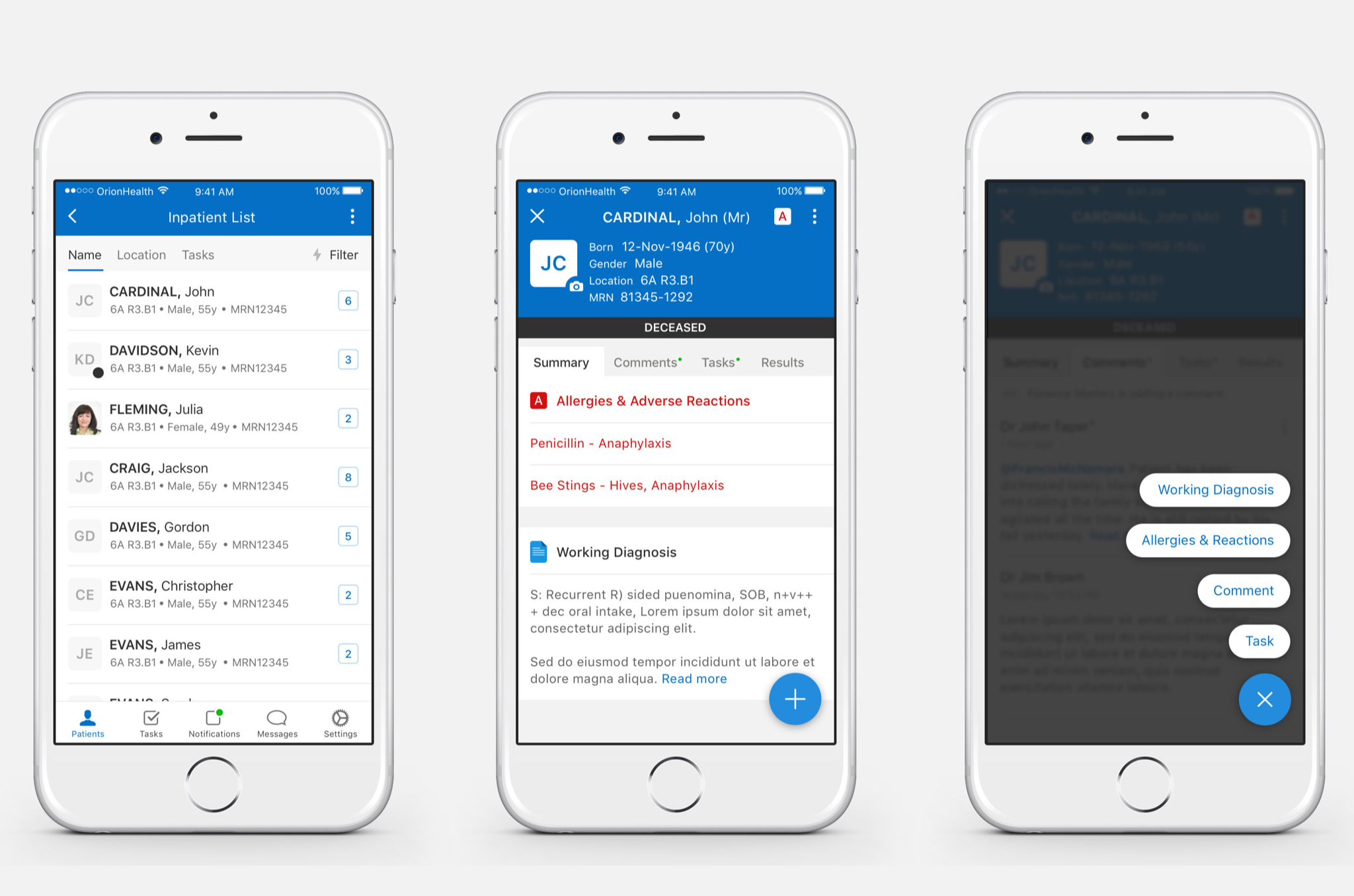 Clinical Companion iOS Design